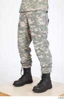  Photos Army Man in Camouflage uniform 9 21th century Army Camouflage desert leather shoes lower body trousers 0002.jpg